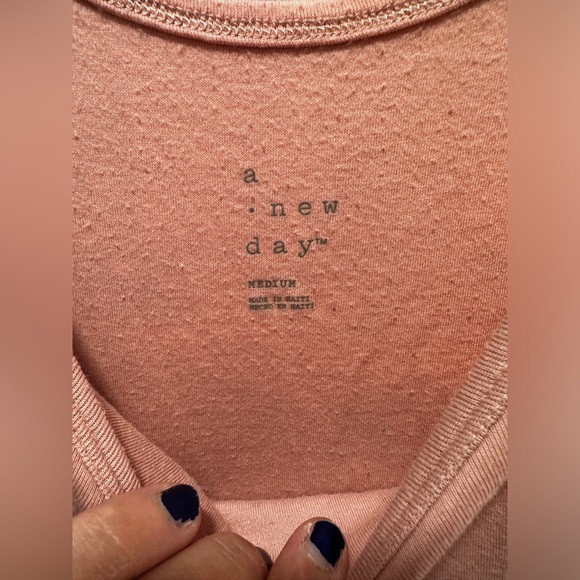 A New Day Coral Pink Tank Top. - Picture 3 of 3